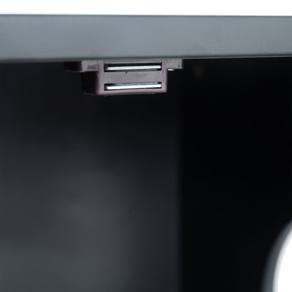 Litter Box Enclosure, Cat Litter Box Furniture with Hidden Plug, 3