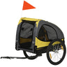 Medium Dog Bike Trailer with Hitch Coupler Quick Release Wheels