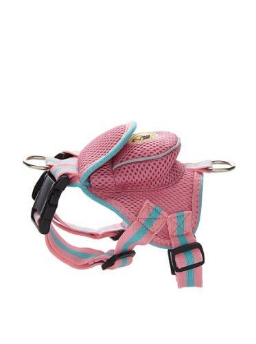 Mesh Pet Harness with Pouch