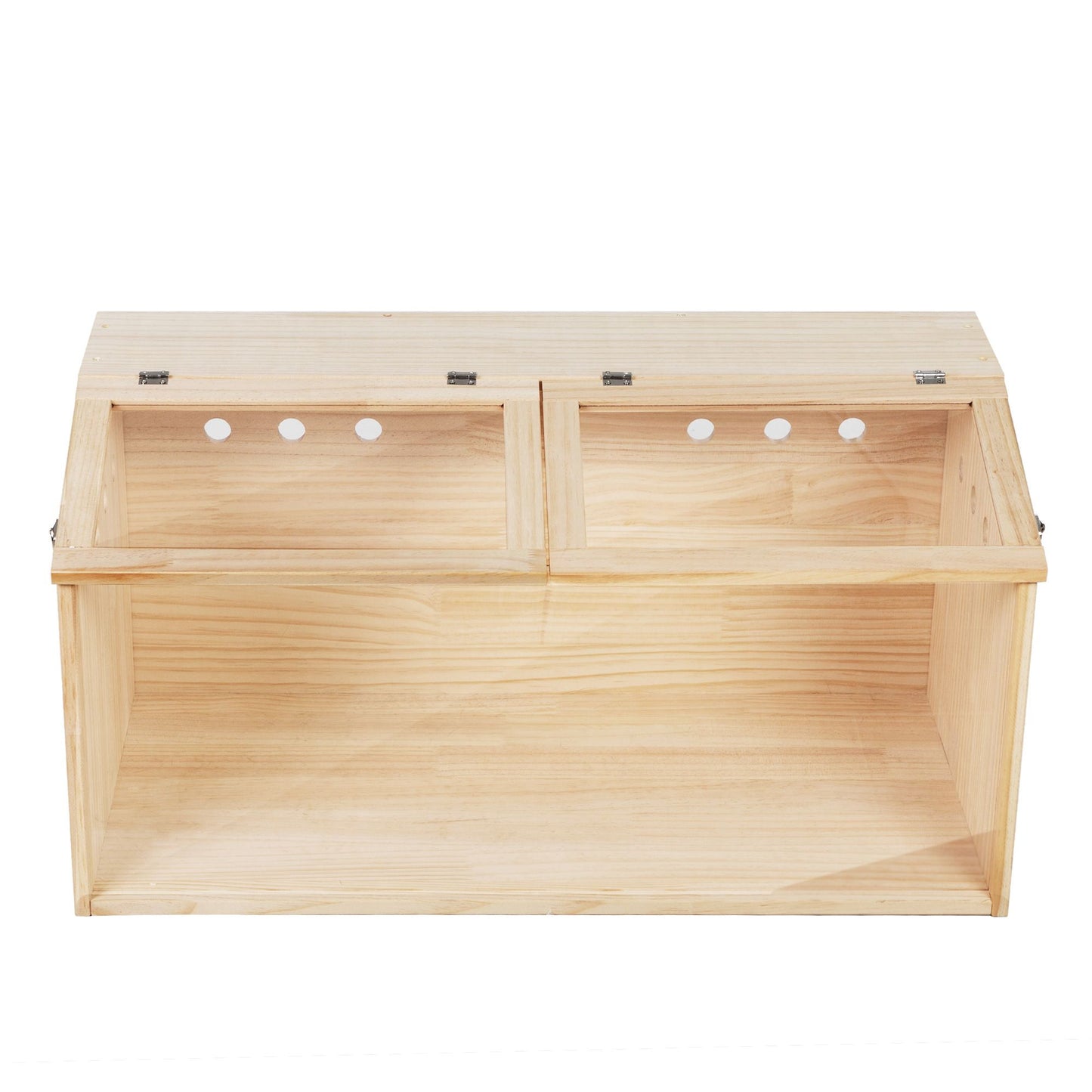 Middle Transparent Wooden Hamster Cage; Small Animal Habitat Hutch