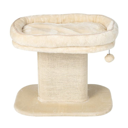 Modern Cat Tree Tower with Large Plush Perch and Sisal Scratching