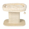 Modern Cat Tree Tower with Large Plush Perch and Sisal Scratching