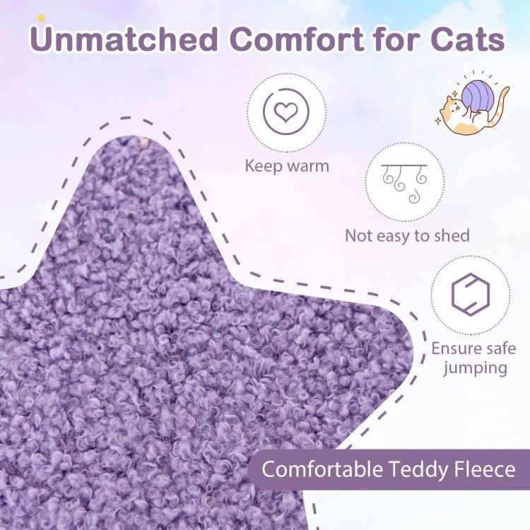 Multi-Level Cat Tower with Sisal Covered Scratching Posts