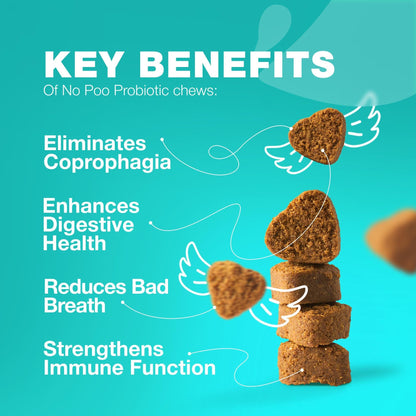No Poo Chews for Dogs, Digestive & Immune Support Formula