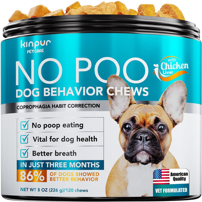 No Poo Chews for Dogs with Probiotics & Digestive Enzymes
