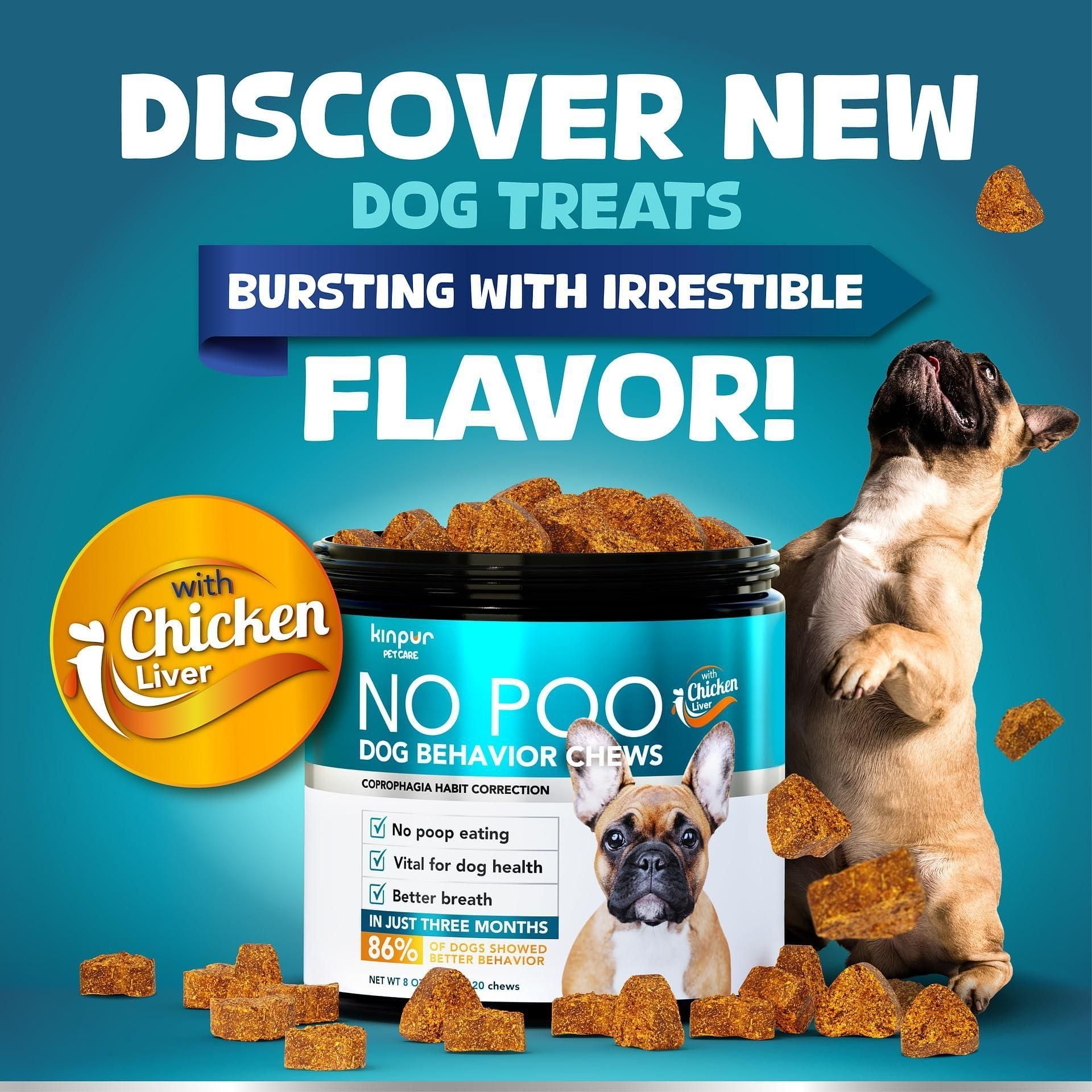 No Poo Chews for Dogs with Probiotics & Digestive Enzymes