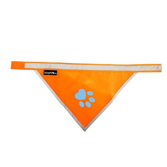 Orange Dog Bandana S Size Hi Visibility Reflective Blaze Orange