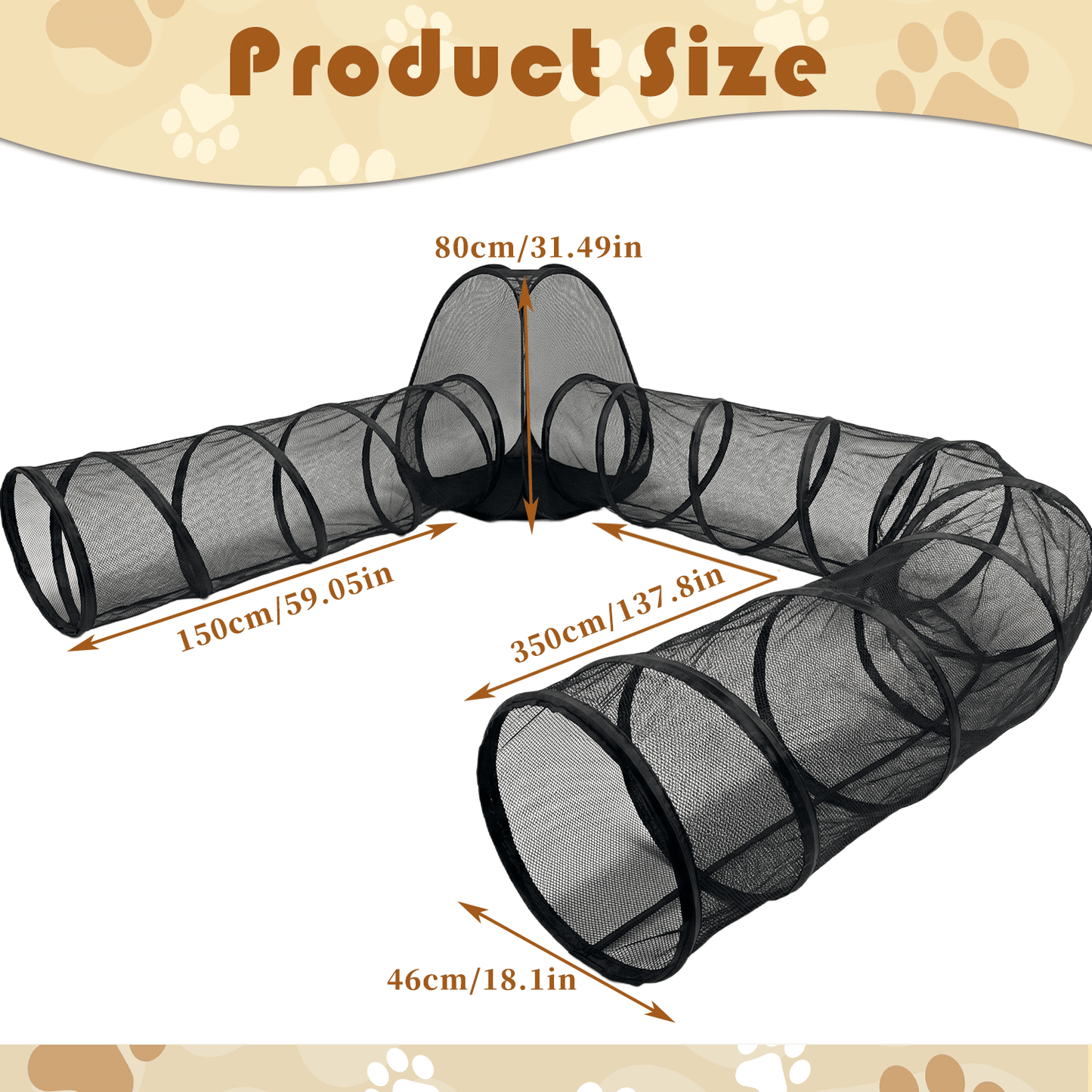 Outdoor Cat Enclosure, Portable Cat Tents for Outside, Cage Free