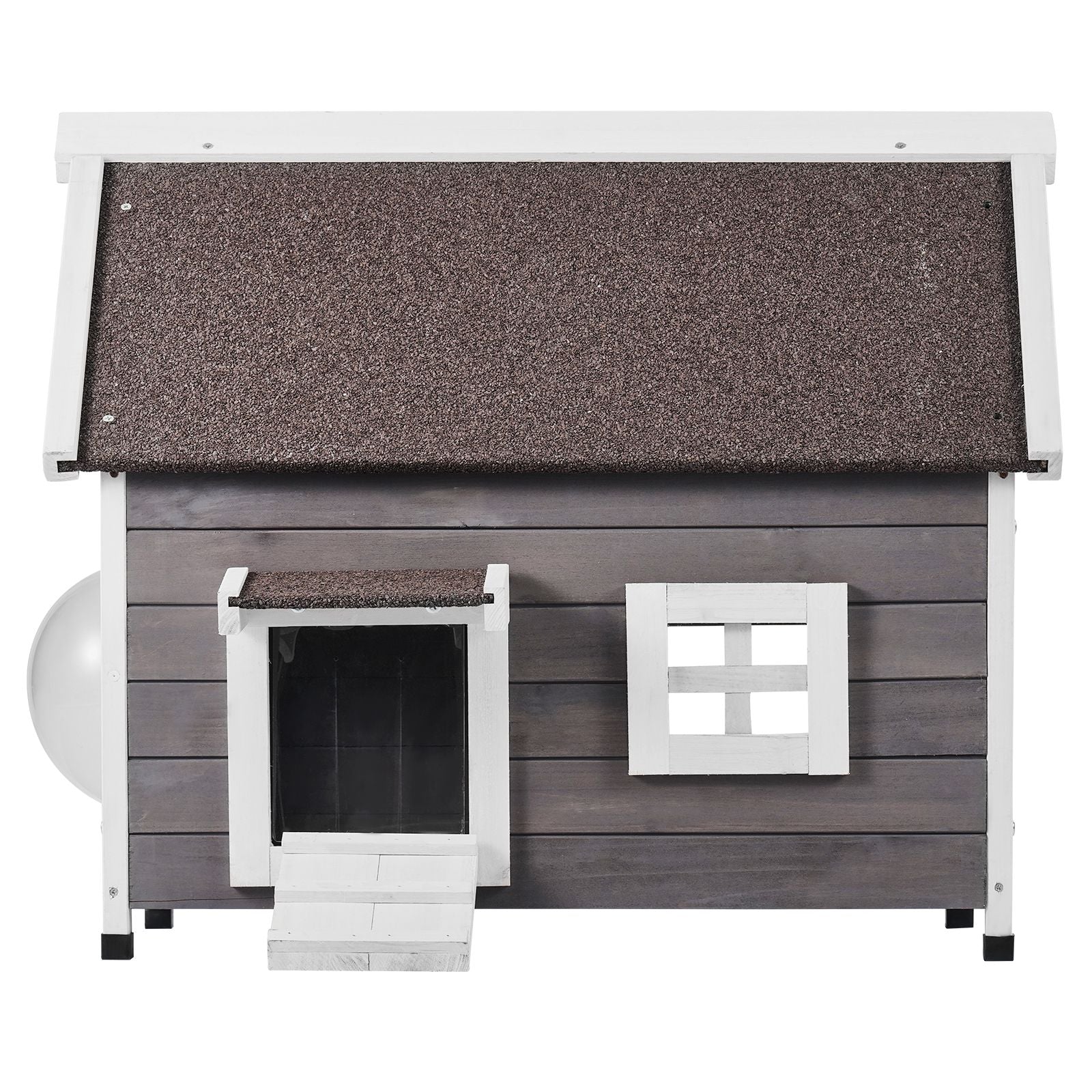 Outdoor Cat House Weatherproof, Feral Cat Shelter for Multiple