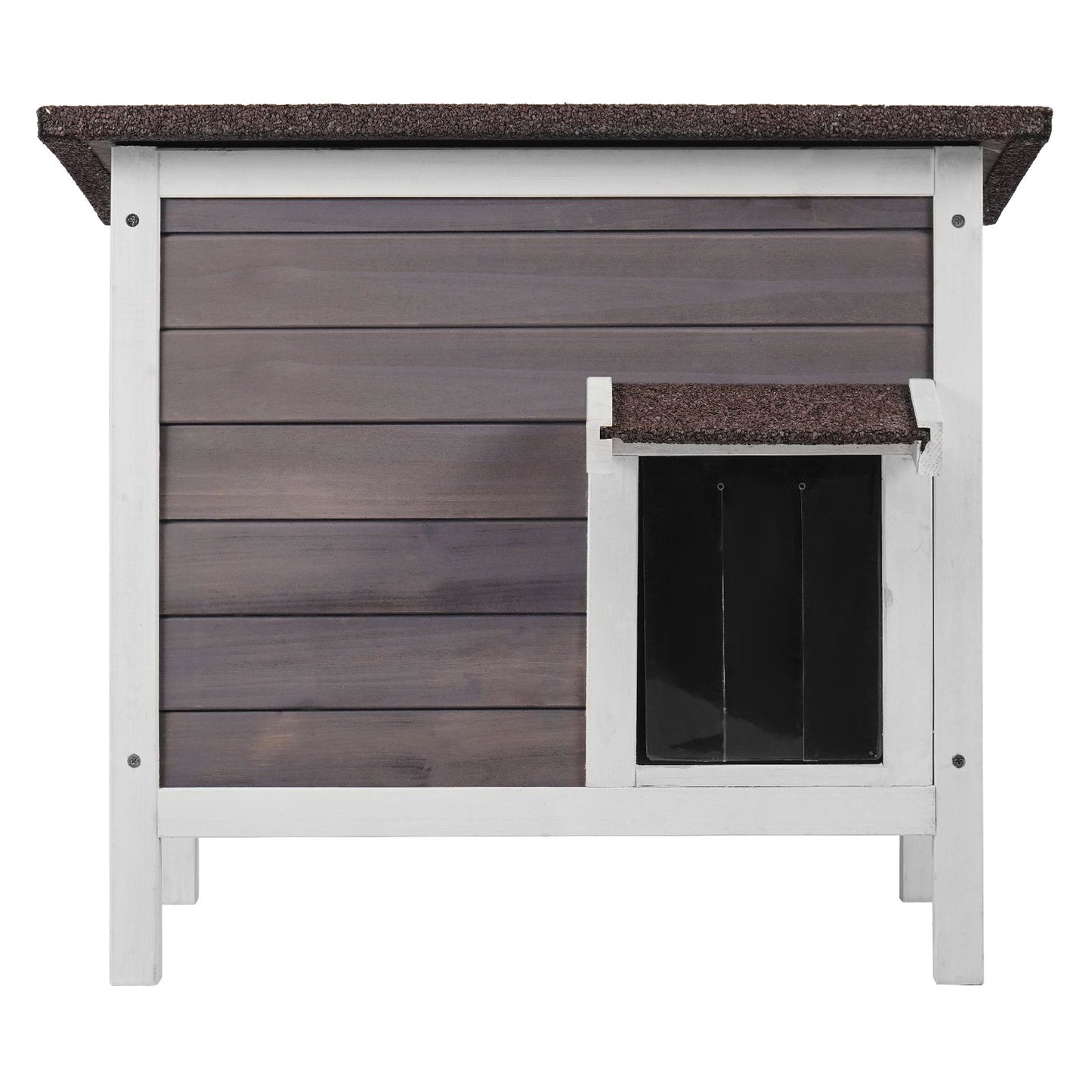 Outdoor Cat House Weatherproof, Feral Cat Shelter for Multiple