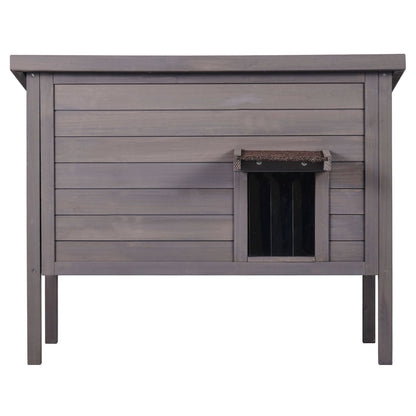 Outdoor Cat House Weatherproof, Feral Cat Shelter for Multiple