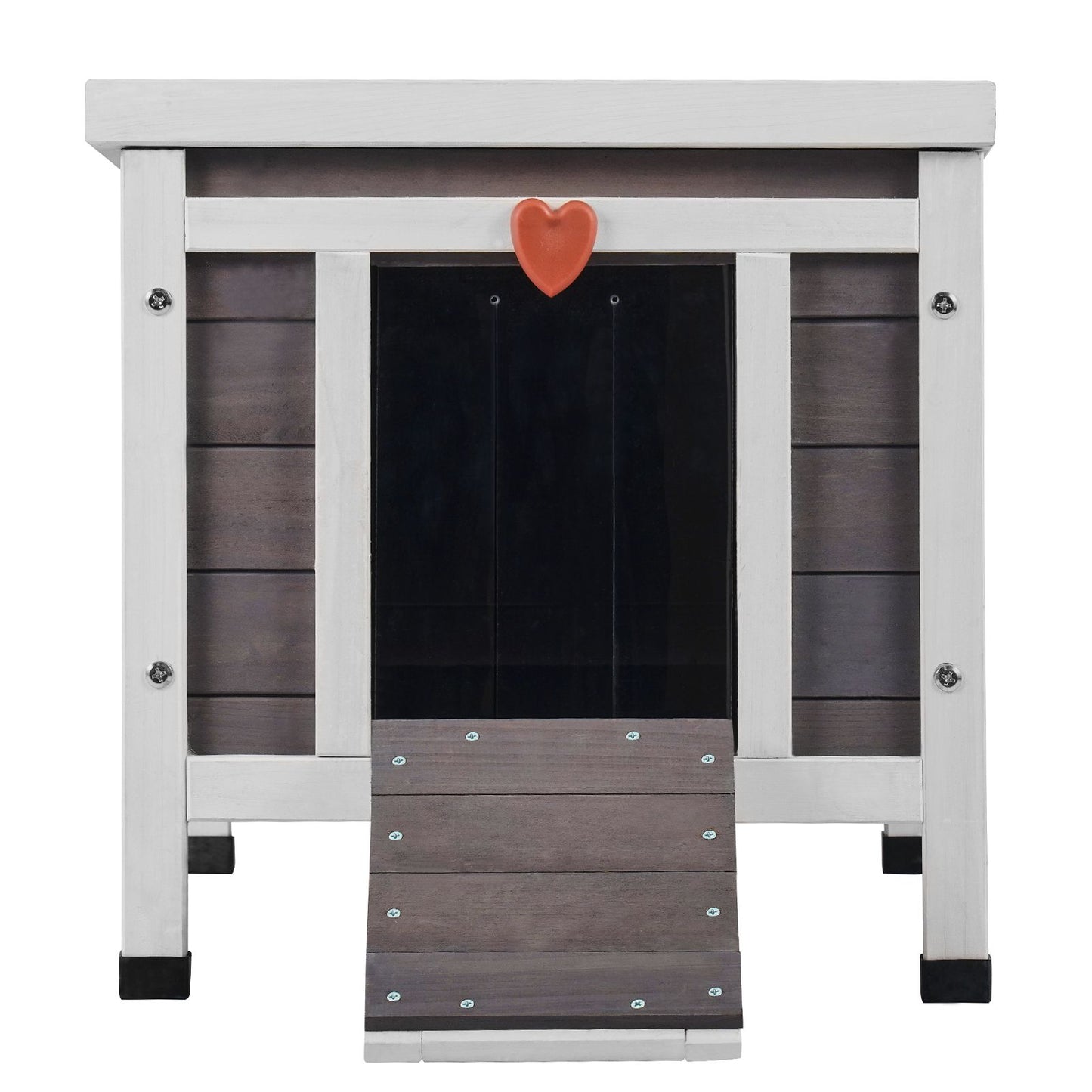 Outdoor Cat House Weatherproof, Feral Cat Shelter for Multiple