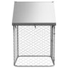 Outdoor Dog Kennel with Roof 39.4 X59.1