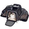 Outdoor Dog Portable Handbag; 4 Sides Expandable Cat Carrier Bag