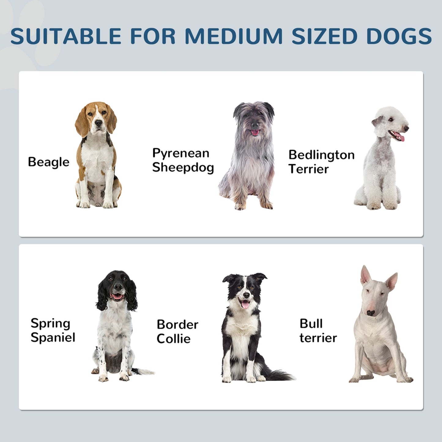 PawHut Dog Feeding Station, Dog Food Storage Cabinet with Hidden