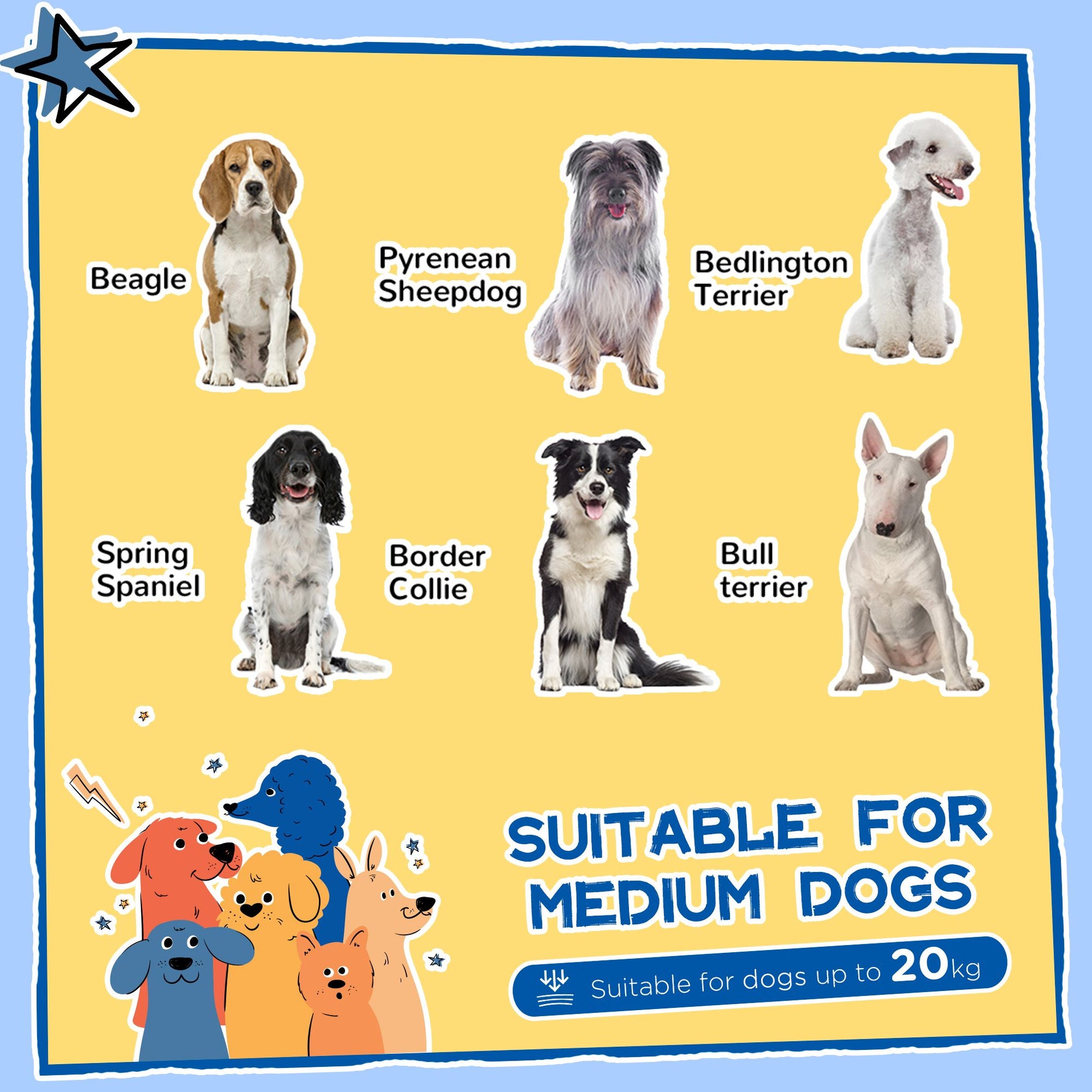 PawHut Outside Cabin-Style Wooden Dog House for Large Dogs