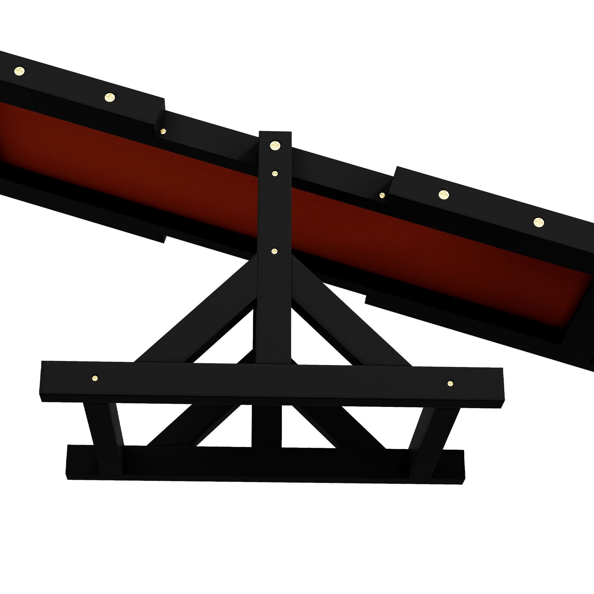 PawHut Wooden Dog Agility Seesaw for Training and Exercise