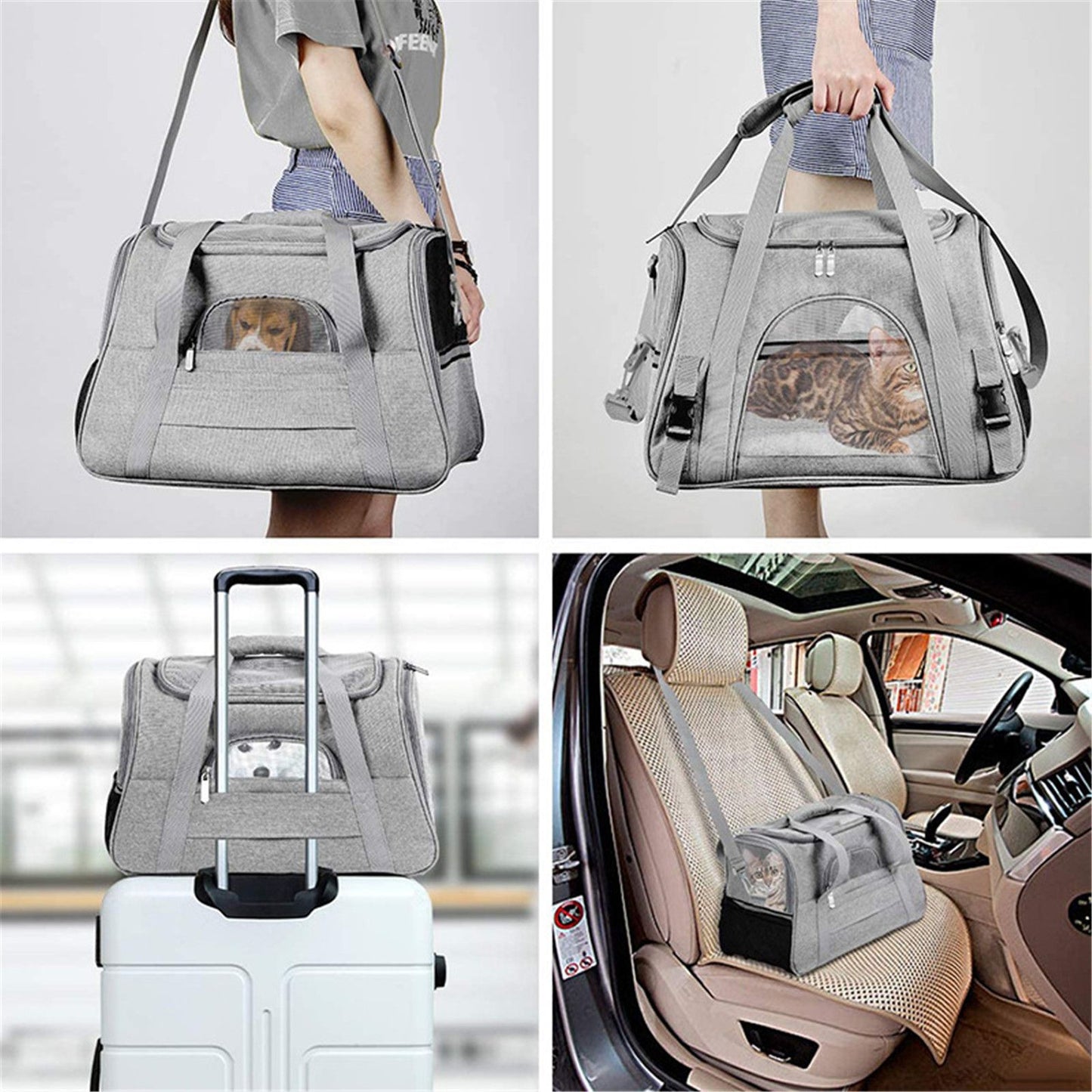 Pet Carrier Airline Approved Pet Carrier Puppy Dog Carriers