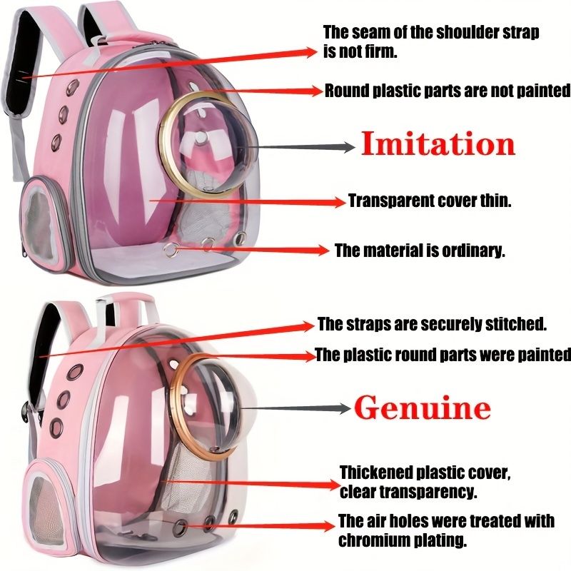 Pet Carrier Backpack, Space Capsule Bubble Cat Backpack Carrier