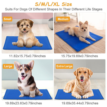 Pet Dog Cooling Mat Pressure Activated Gel Self Cooling Mat Pad