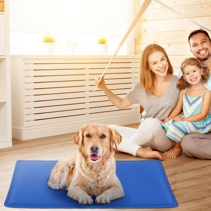 Pet Dog Cooling Mat Pressure Activated Gel Self Cooling Mat Pad