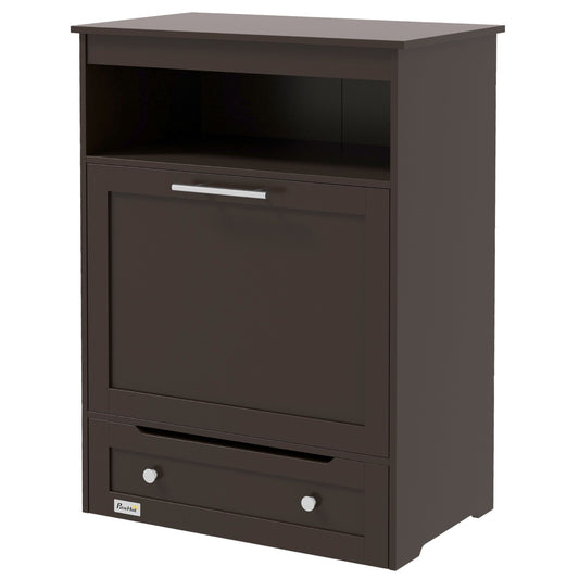 Pet Feeder Station Storage Cabinet, Dog Food Storage Container