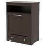 Pet Feeder Station Storage Cabinet, Dog Food Storage Container with Dog Raised Bowls