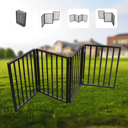 Pet Gate - Dog Gate for Doorways, Stairs Or House – Freestanding