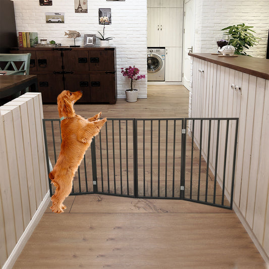 Pet Gate - Dog Gate for Doorways, Stairs Or House – Freestanding