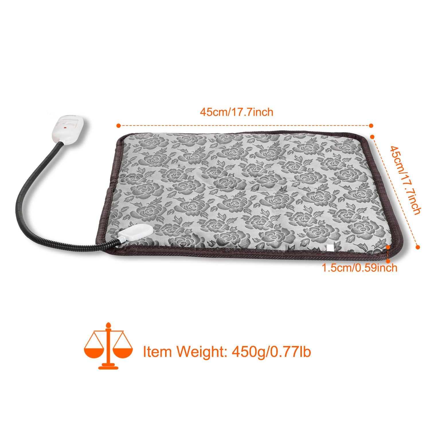 Pet Heating Pad Dog Cat Electric Heating Mat Waterproof