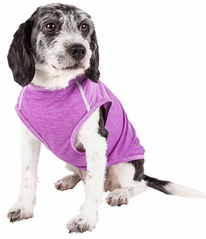 Active Heathered Quick-Dry and 4-Way Stretch-Performance Dog Tank