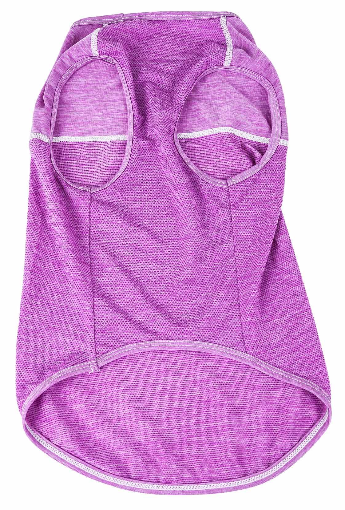 Active Heathered Quick-Dry and 4-Way Stretch-Performance Dog Tank