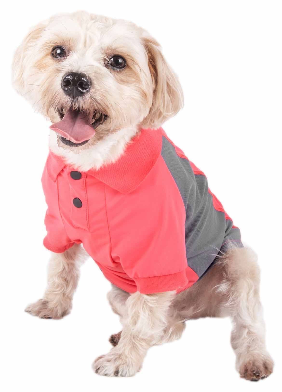 Active Relax-Stretch Wick-Proof Performance Dog Polo T-Shirt