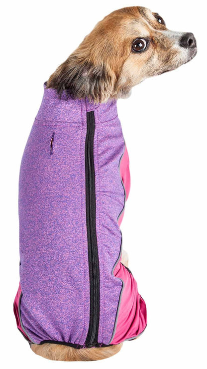 Active Heathered Performance 4-Way Stretch Two-Toned Full Body Warm