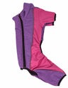 Active Heathered Performance 4-Way Stretch Two-Toned Full Body Warm, Purple/Blue