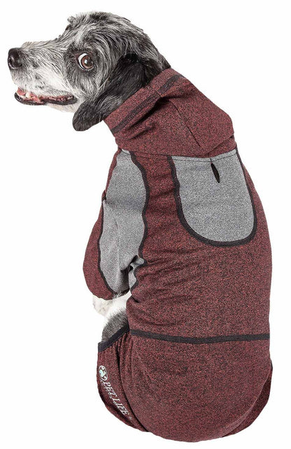 Active Heathered Performance 4-Way Stretch Two-Toned Full Bodied
