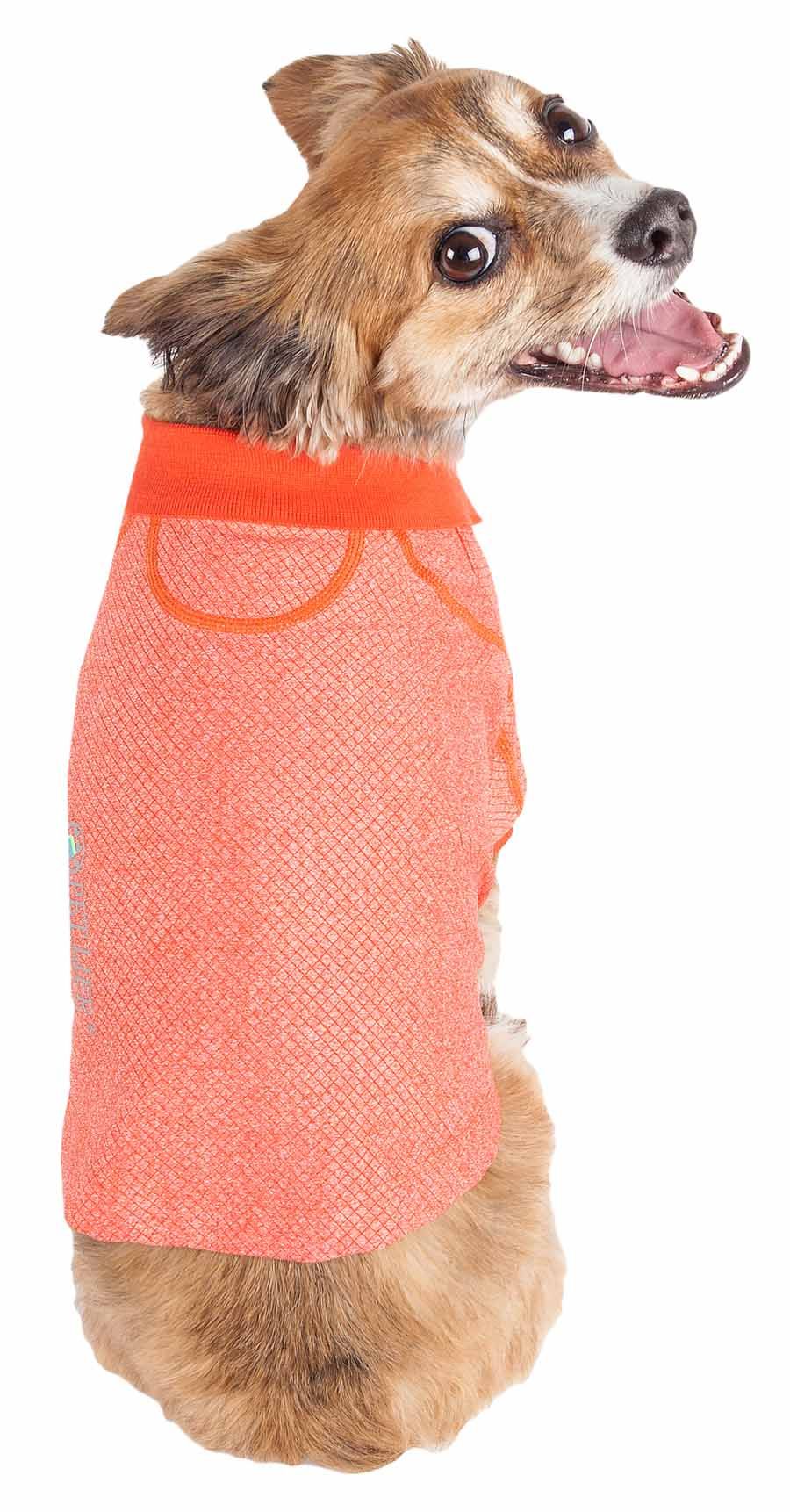 Active Relax-Stretch Wick-Proof Performance Dog Polo T-Shirt