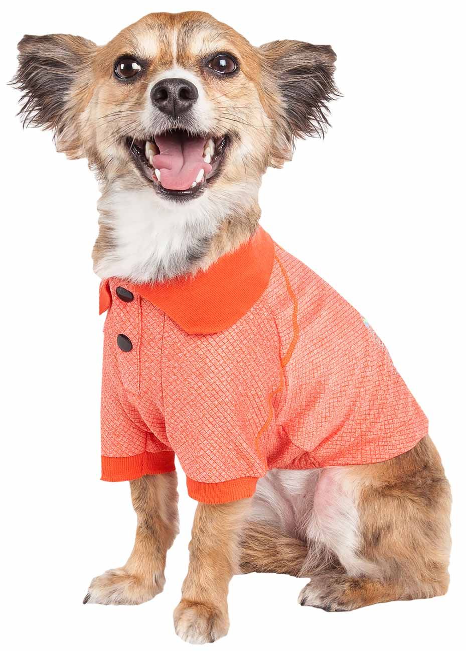 Active Relax-Stretch Wick-Proof Performance Dog Polo T-Shirt