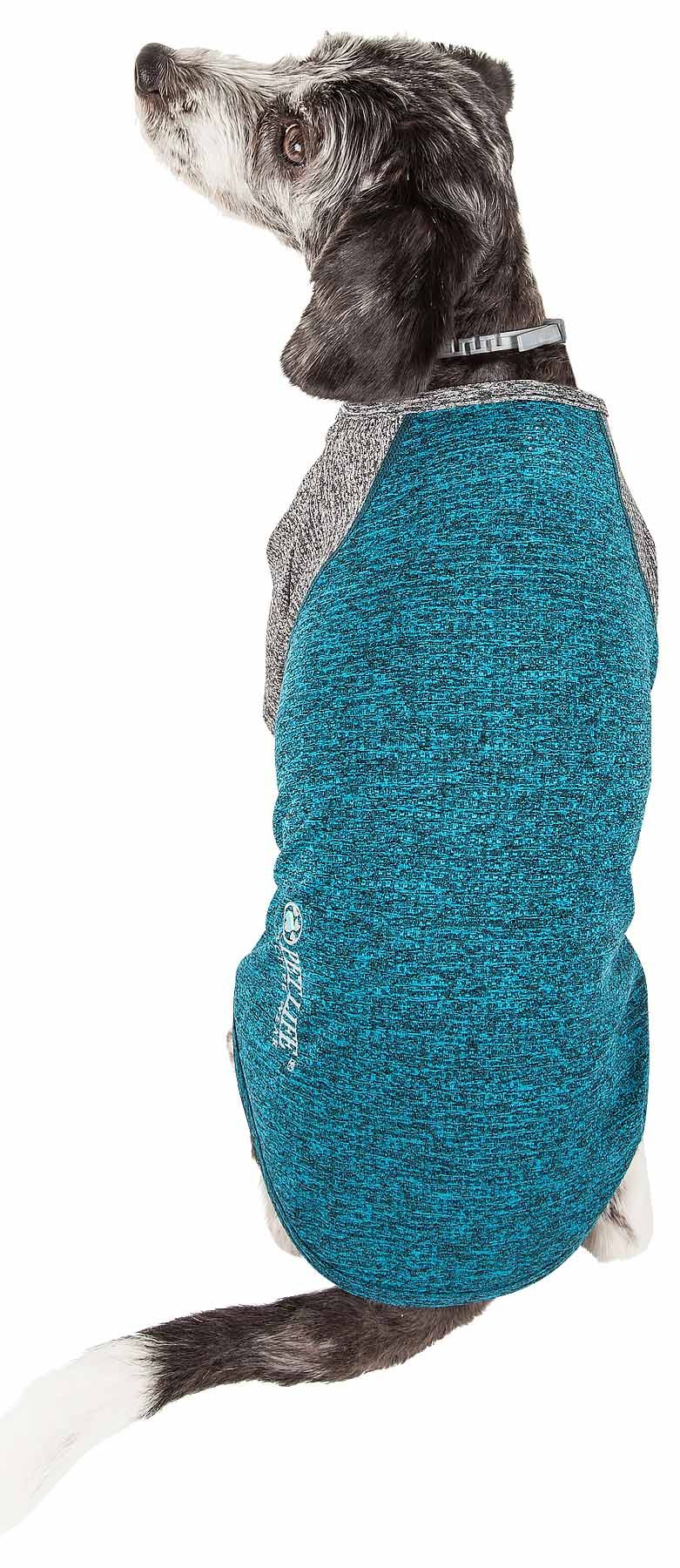 Active 4-Way Stretch Two-Toned Performance Dog T-Shirt