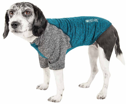 Active 4-Way Stretch Two-Toned Performance Dog T-Shirt