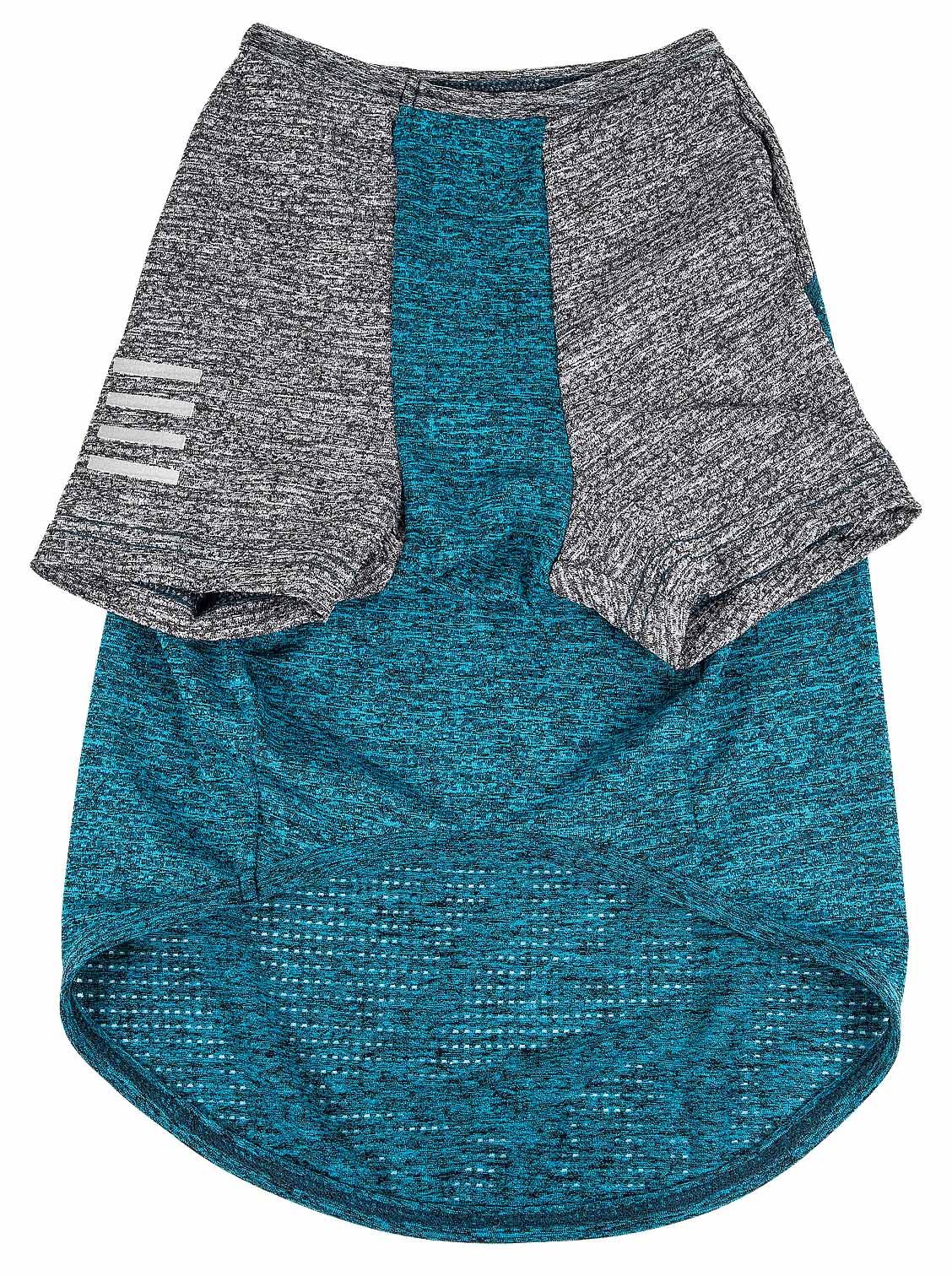 Active 4-Way Stretch Two-Toned Performance Dog T-Shirt