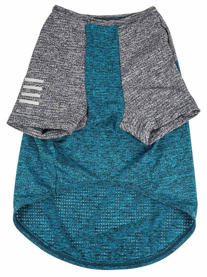 Active 4-Way Stretch Two-Toned Performance Dog T-Shirt