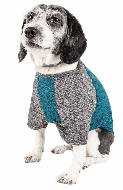 Active 4-Way Stretch Two-Toned Performance Dog T-Shirt