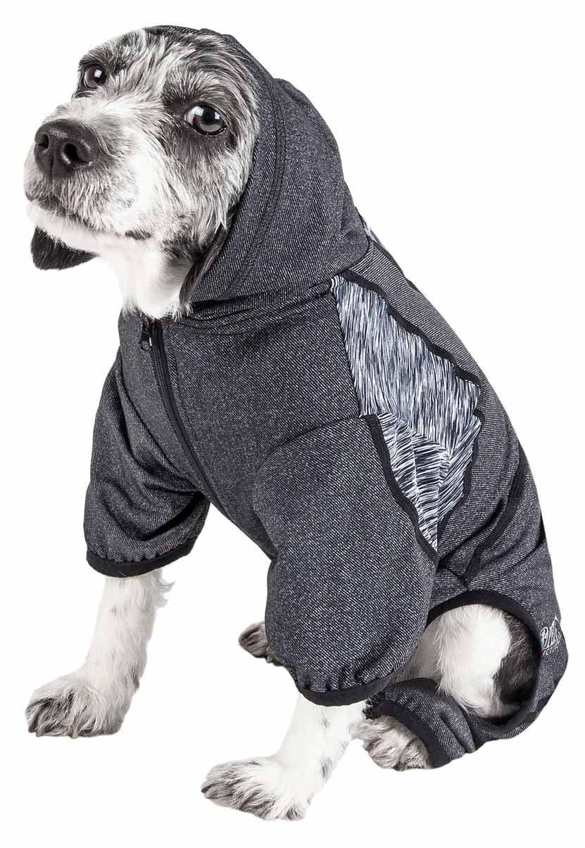 Active Heathered Performance 4-Way Stretch Two-Toned Full Bodied