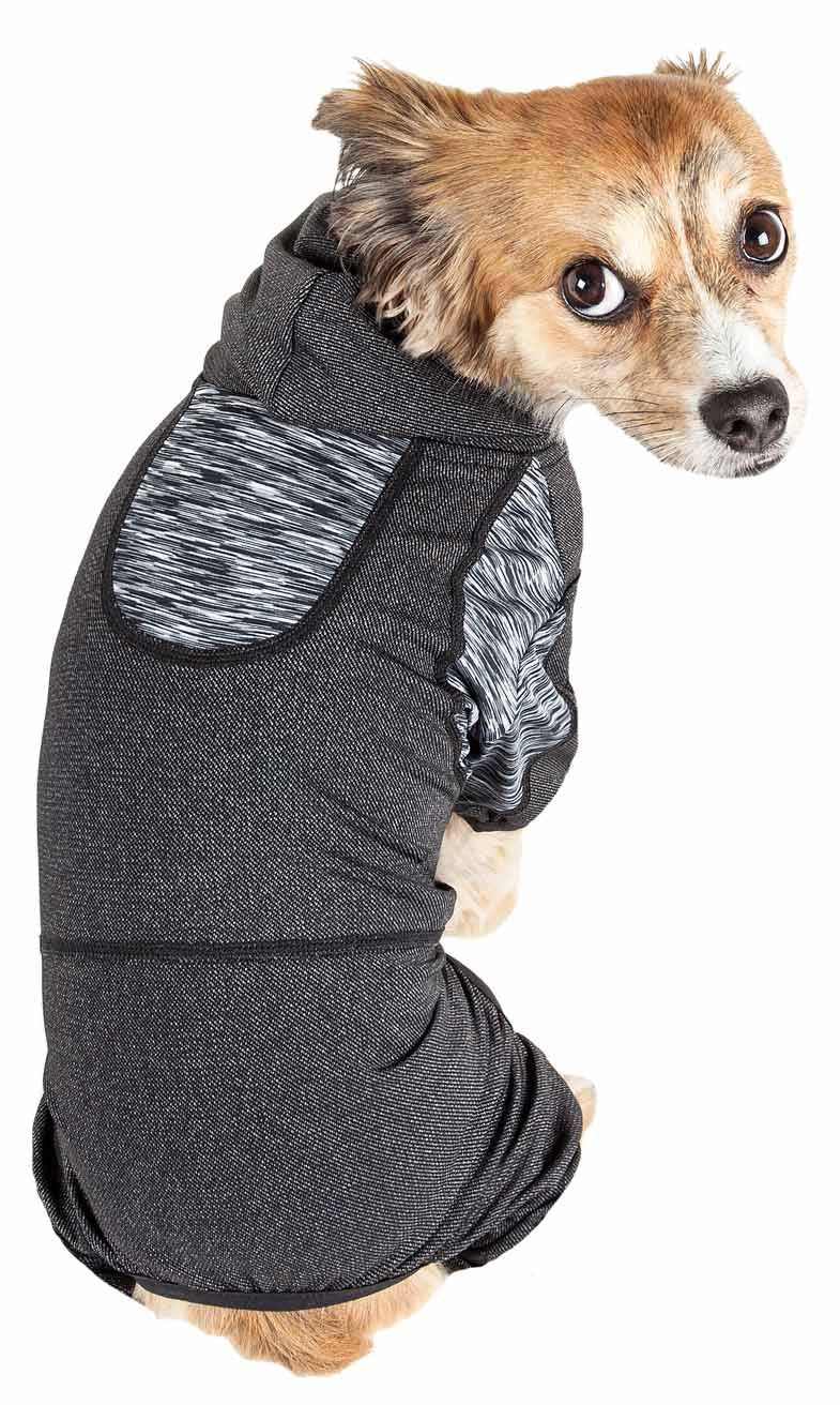 Active Heathered Performance 4-Way Stretch Two-Toned Full Bodied