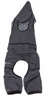 Active Heathered Performance 4-Way Stretch Two-Toned Full Bodied, Black/Blue