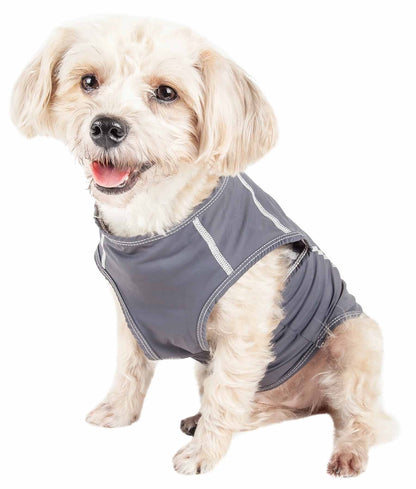 Active 4-Way Stretch Performance Active Dog Tank Top T-Shirt
