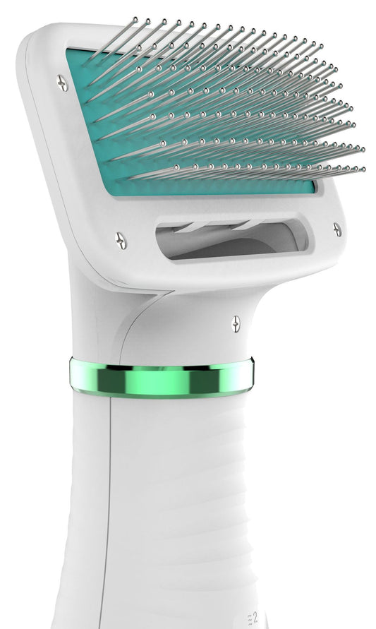 2-in-1 Electronic Pet Dryer and Pin Brush
