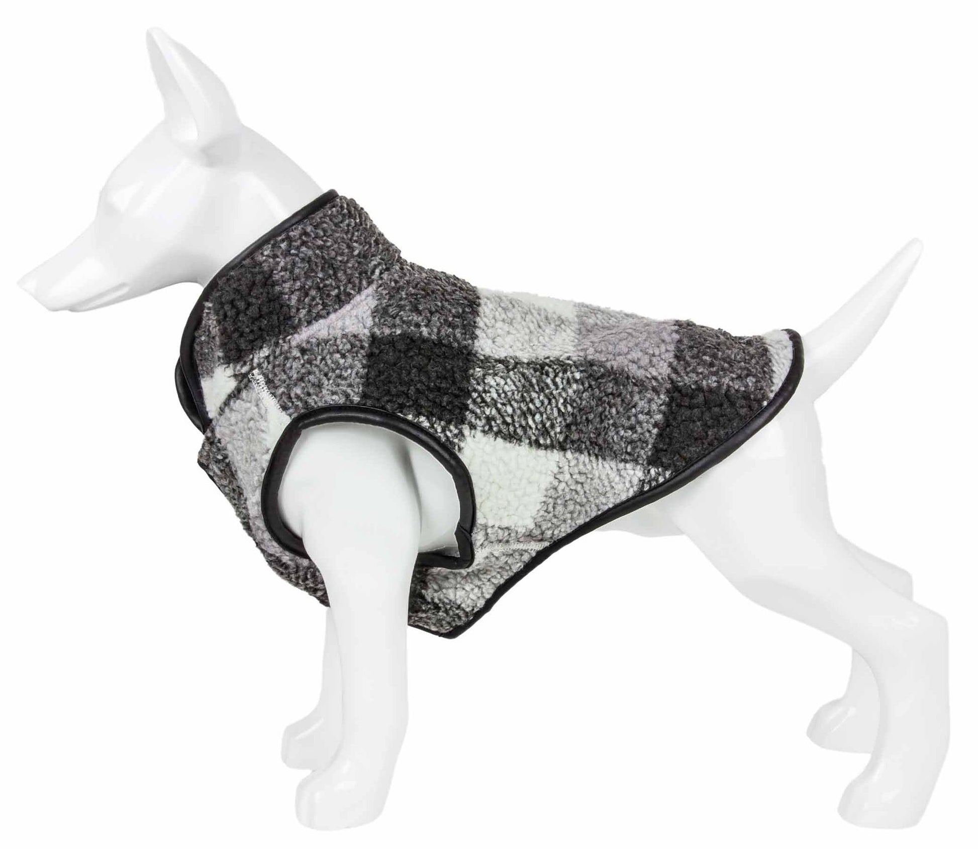Classical Plaided Insulated Dog Coat Jacket