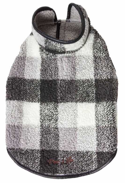 Classical Plaided Insulated Dog Coat Jacket